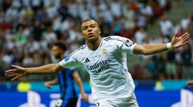 Mbappe Shines on Full Real Madrid Debut, Seals UEFA Super Cup Victory Over Atalanta