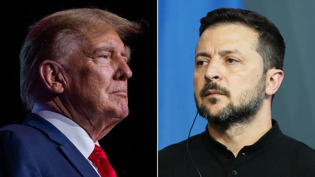 Trump Criticizes Zelensky, Claims Ukrainian Leader Backs Democrats in 2024 Election